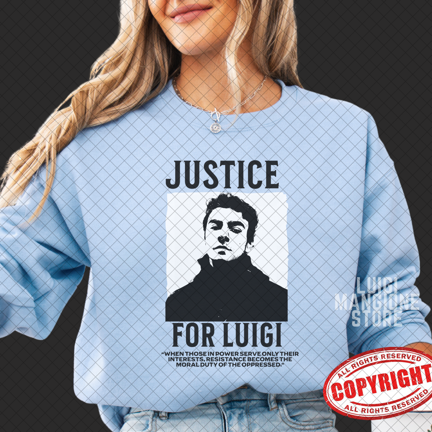Luigi Mangione Sweatshirt - Gildan Sweatshirt
