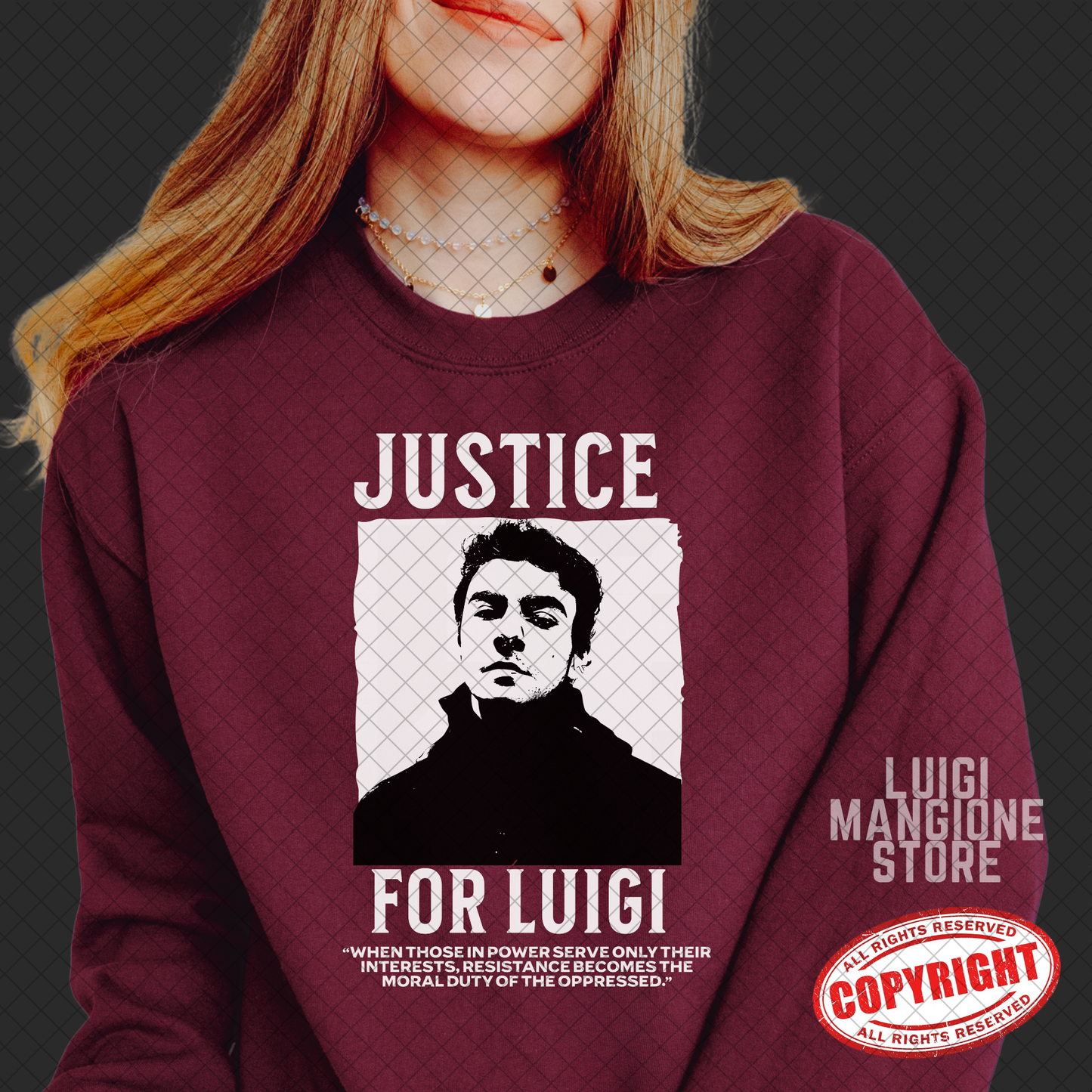 Luigi Mangione Sweatshirt - Gildan Sweatshirt