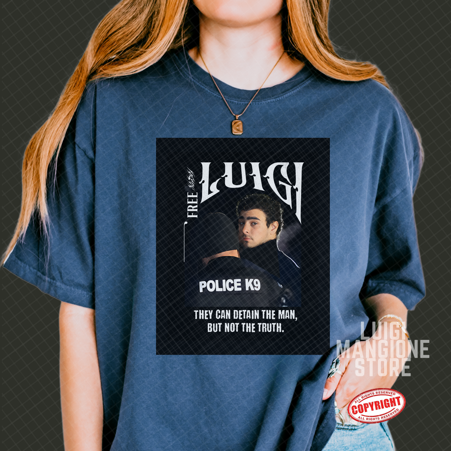 Luigi Mangione T-shirt - Premium Comfort Colors Unisex T-shirt