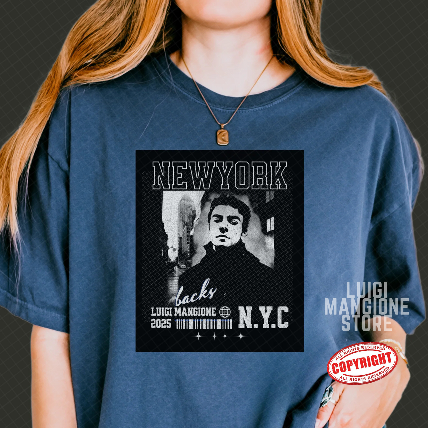 Luigi Mangione T-shirt - Premium Comfort Colors Unisex T-shirt