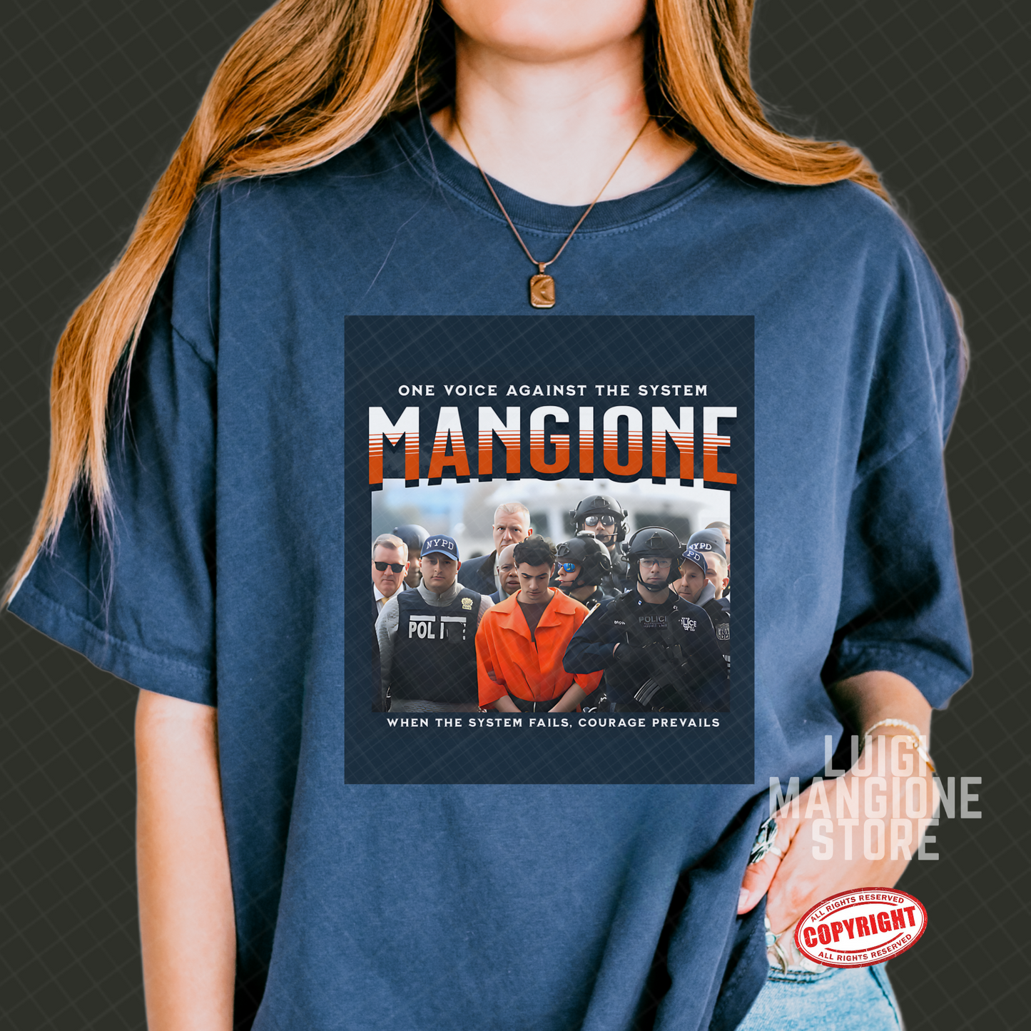 Luigi Mangione T-shirt - Premium Comfort Colors Unisex T-shirt