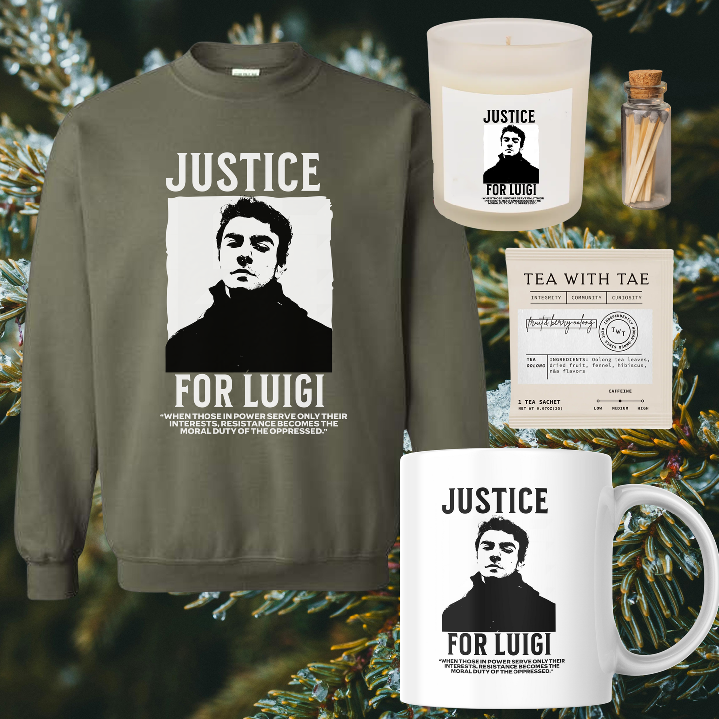 Vela Luigi Mangione - Vela perfumada de soja y coco