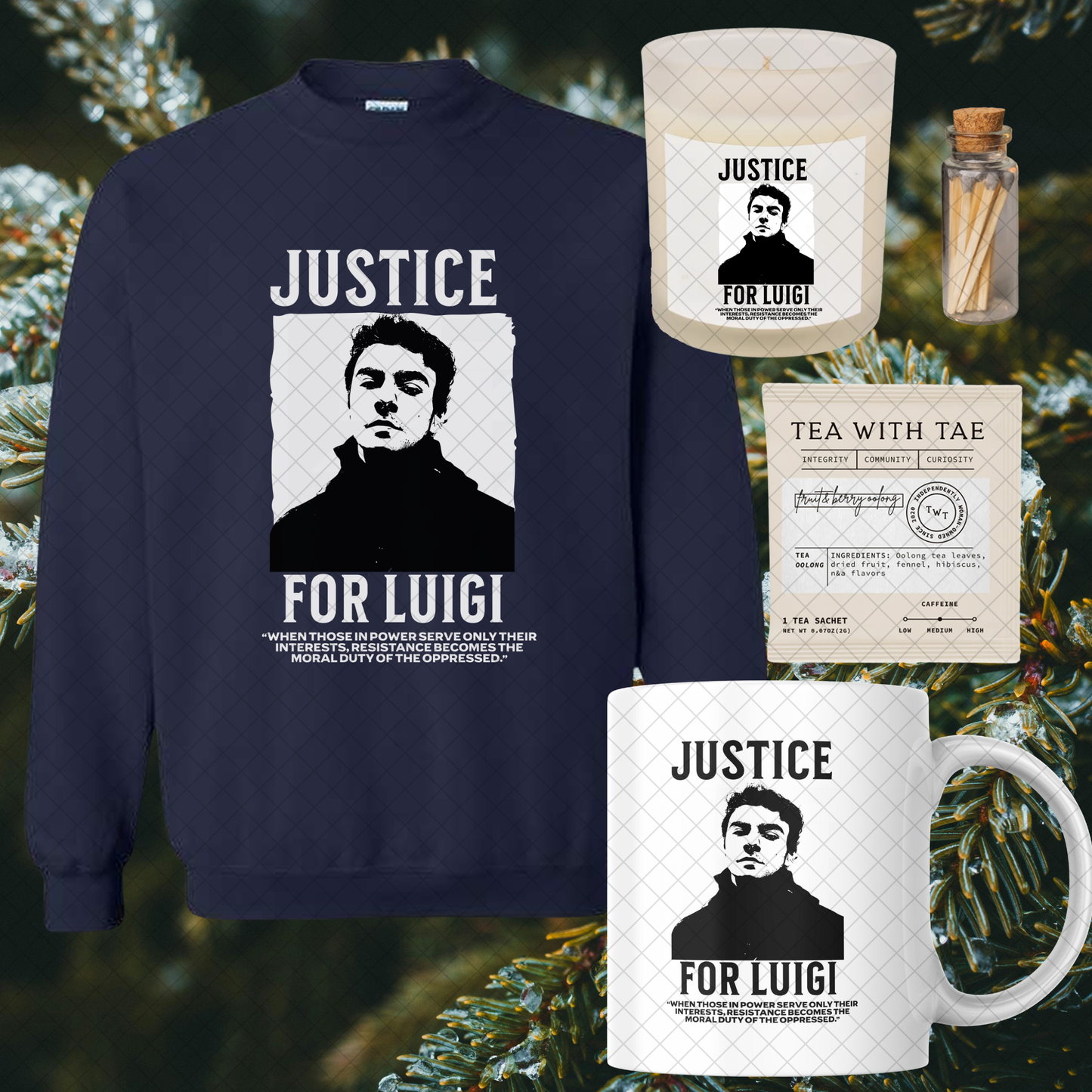 Vela Luigi Mangione - Vela perfumada de soja y coco