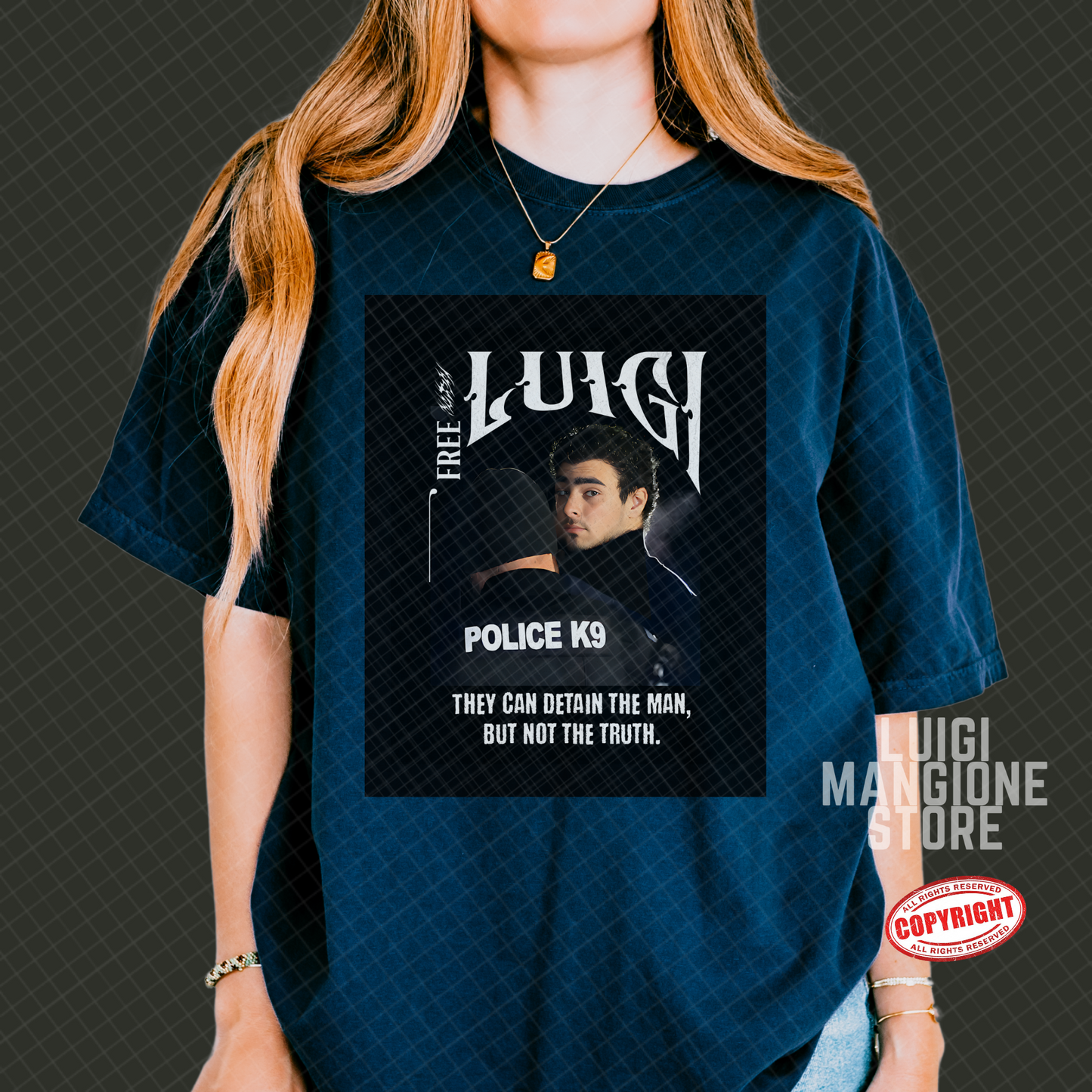 Luigi Mangione T-shirt - Premium Comfort Colors Unisex T-shirt