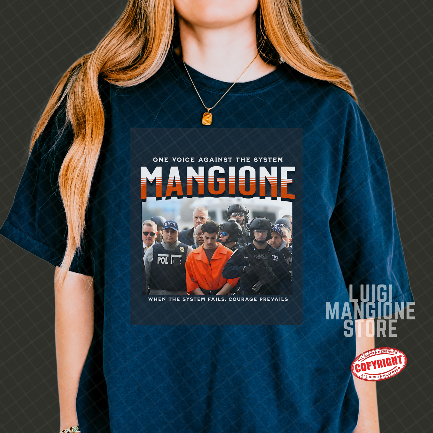 Luigi Mangione T-shirt - Premium Comfort Colors Unisex T-shirt