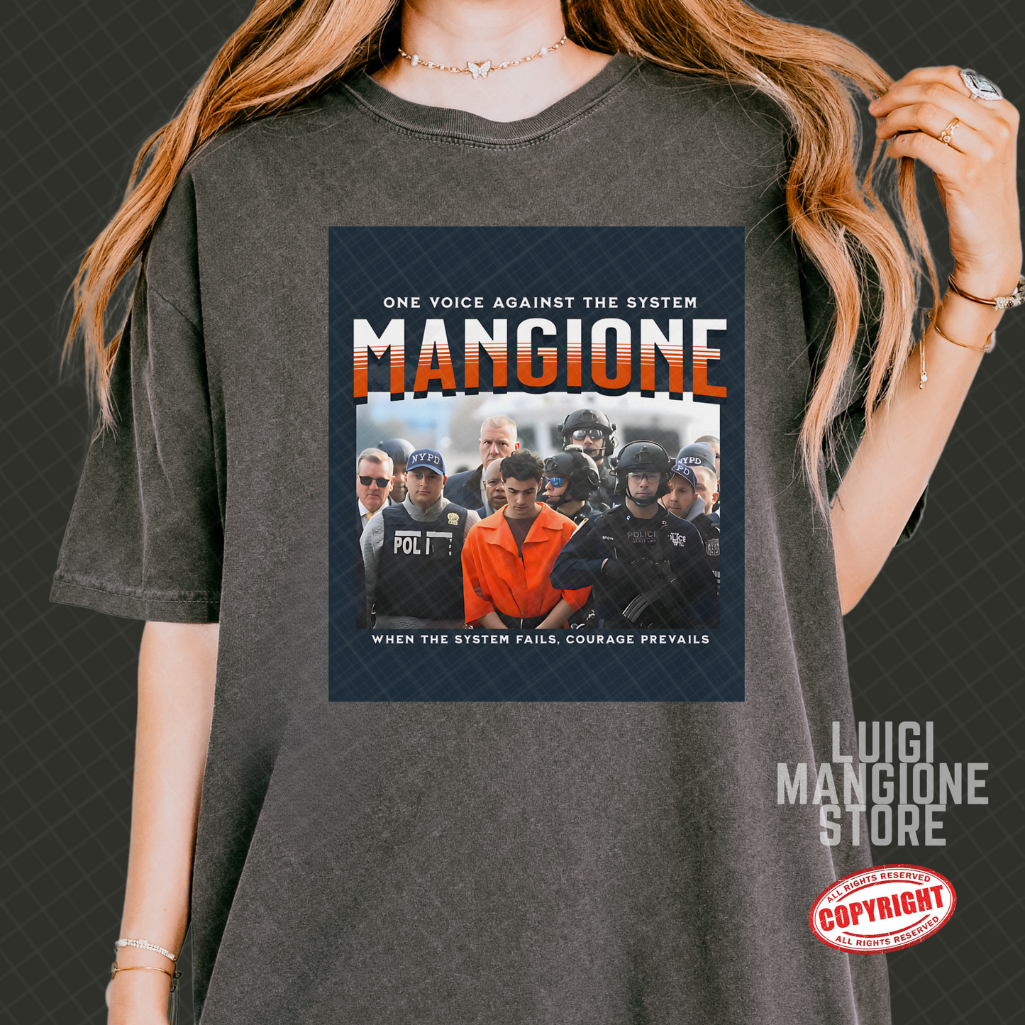 Luigi Mangione T-shirt - Premium Comfort Colors Unisex T-shirt