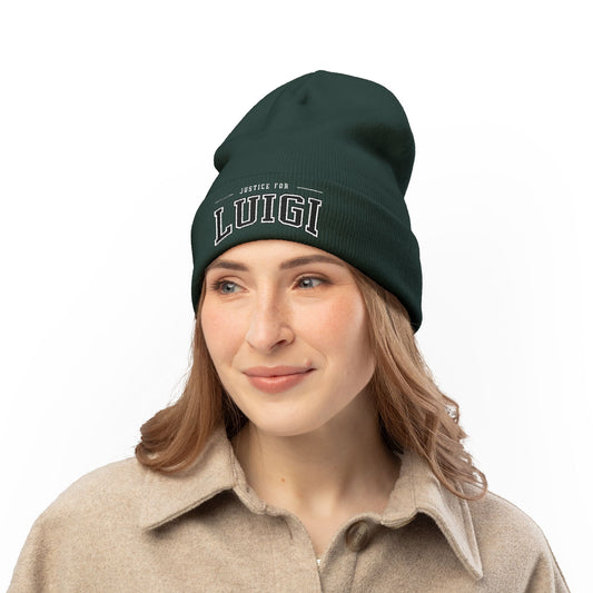 Luigi Mangione Knit Beanie