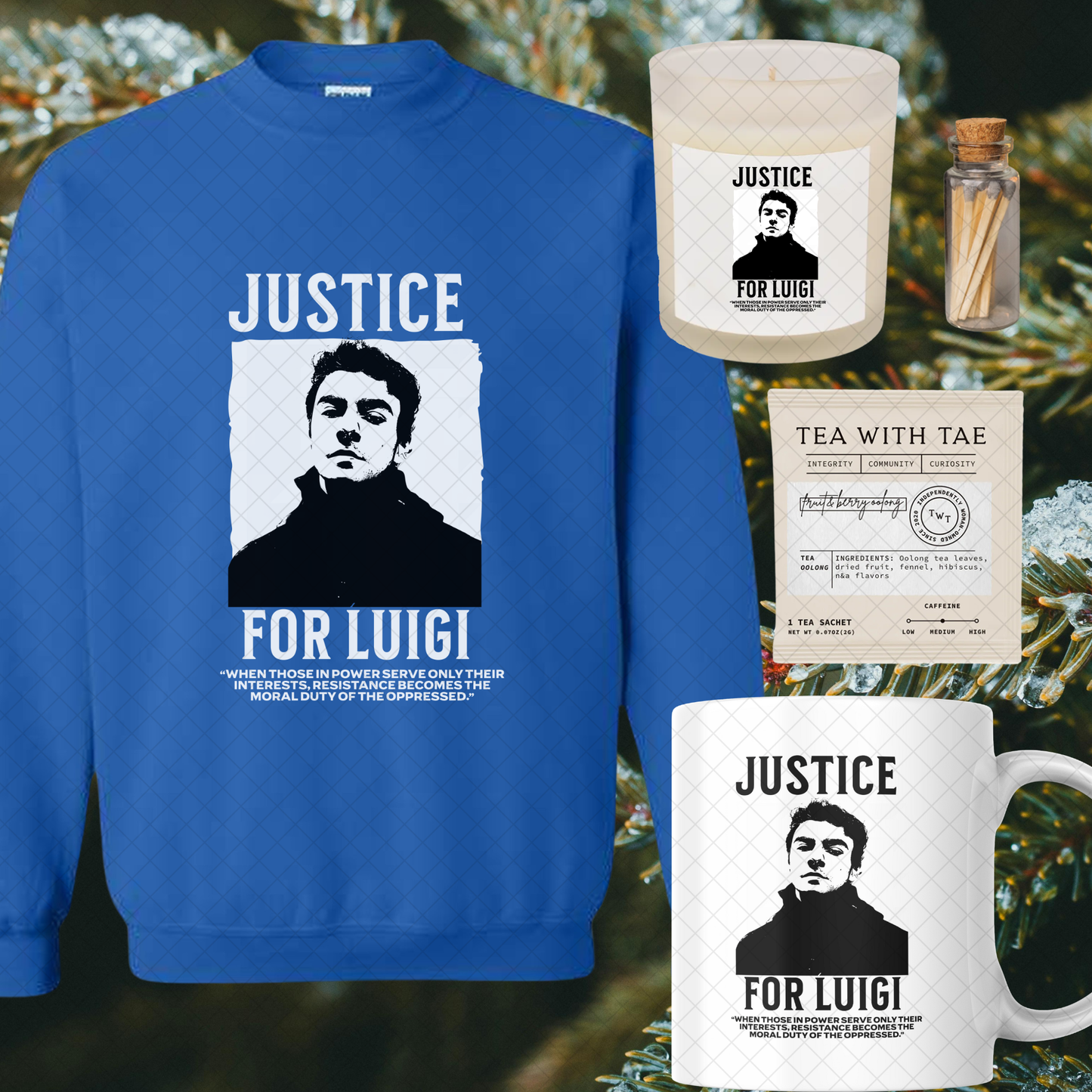 Vela Luigi Mangione - Vela perfumada de soja y coco