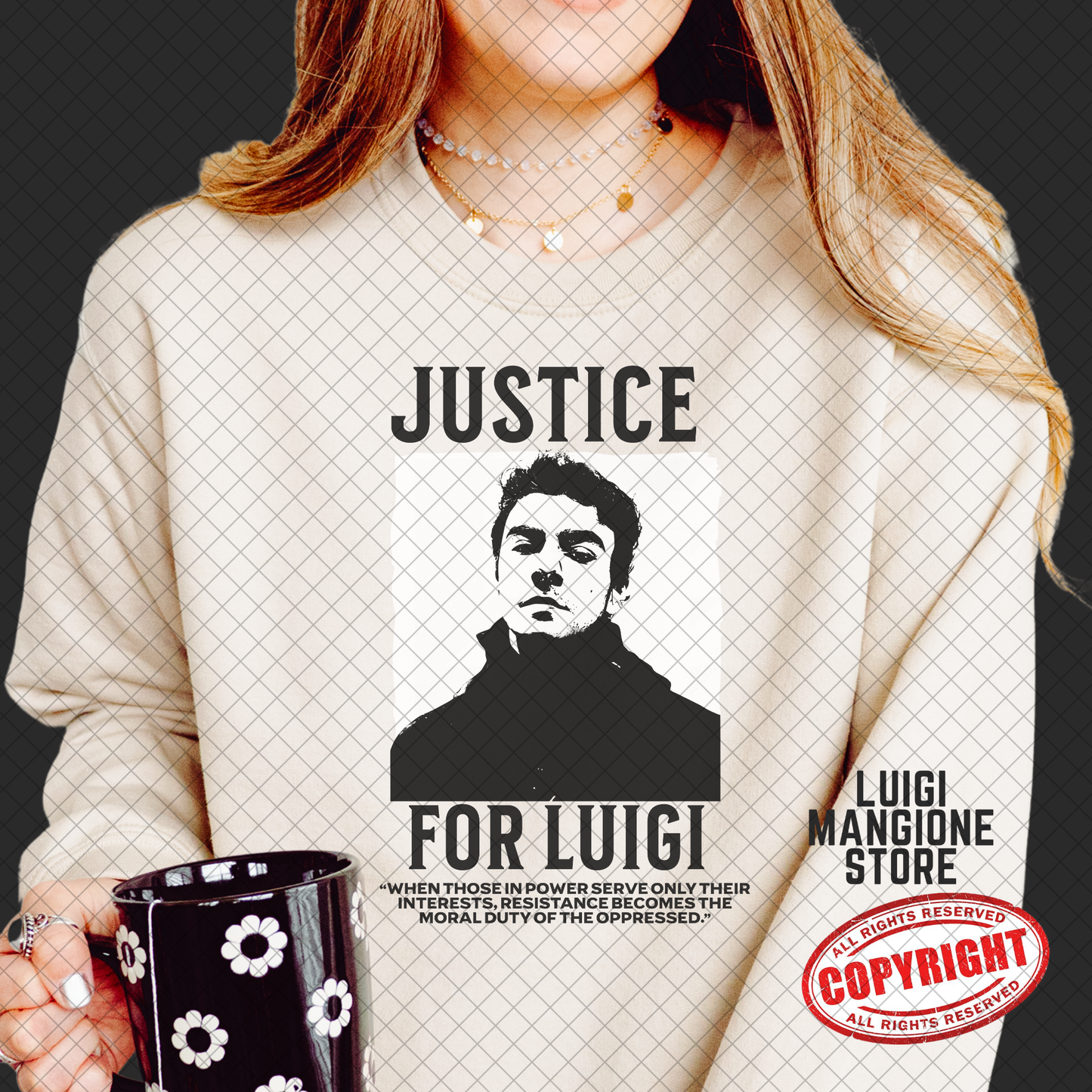 Luigi Mangione Sweatshirt - Gildan Sweatshirt