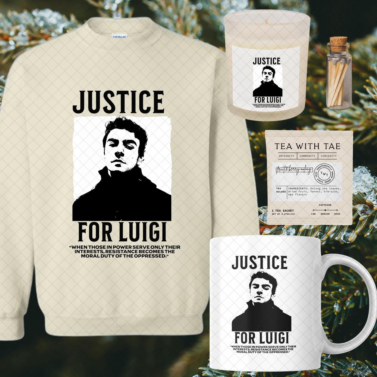 Vela Luigi Mangione - Vela perfumada de soja y coco