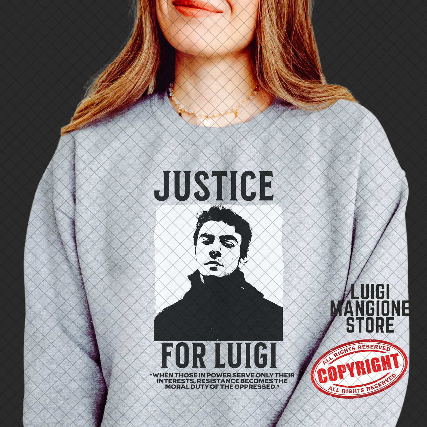 Luigi Mangione Sweatshirt - Gildan Sweatshirt