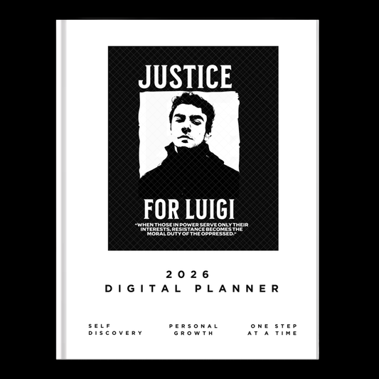 2026 Luigi Mangione Digital Daily Planner (Hyperlinked PDF – 750+ Pages)