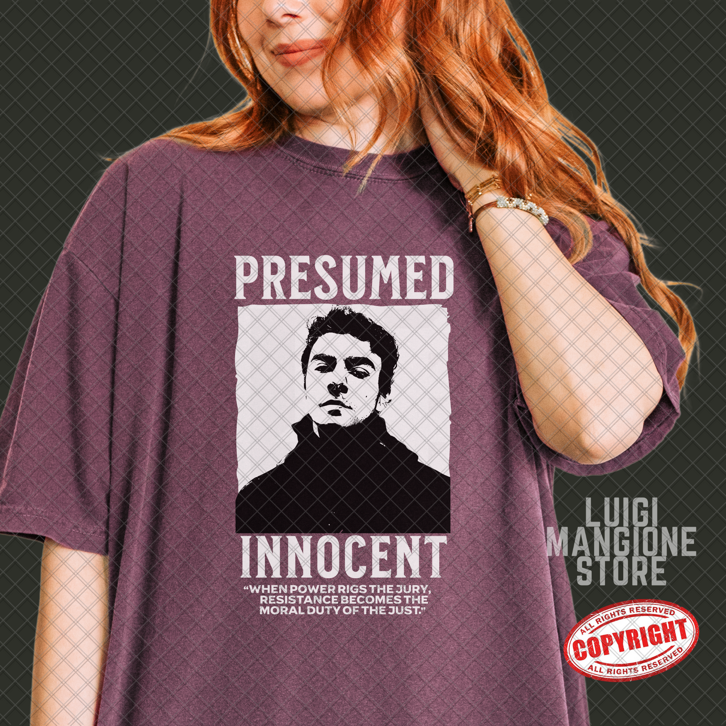Luigi Mangione T-shirt - Premium Comfort Colors Unisex T-shirt