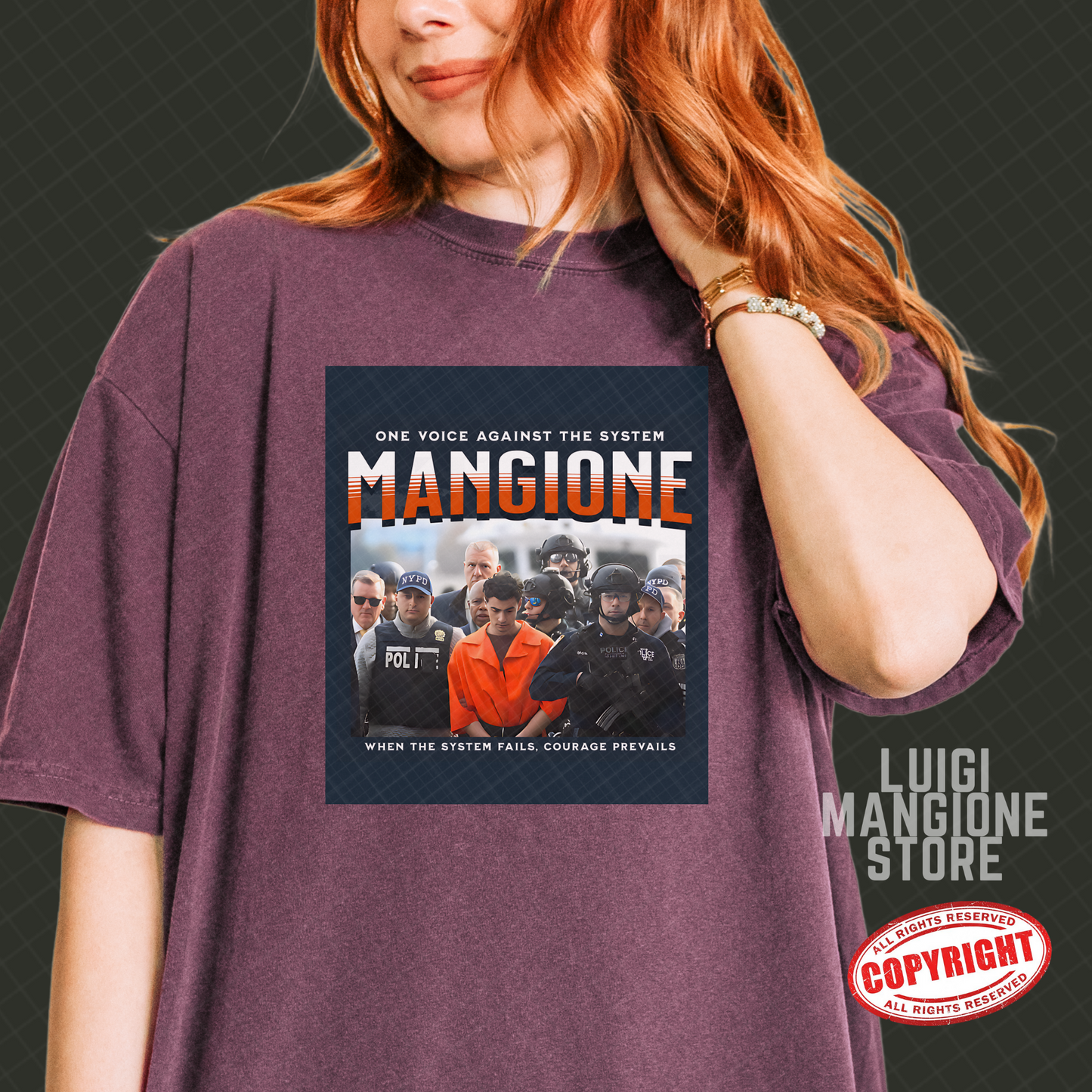 Luigi Mangione T-shirt - Premium Comfort Colors Unisex T-shirt