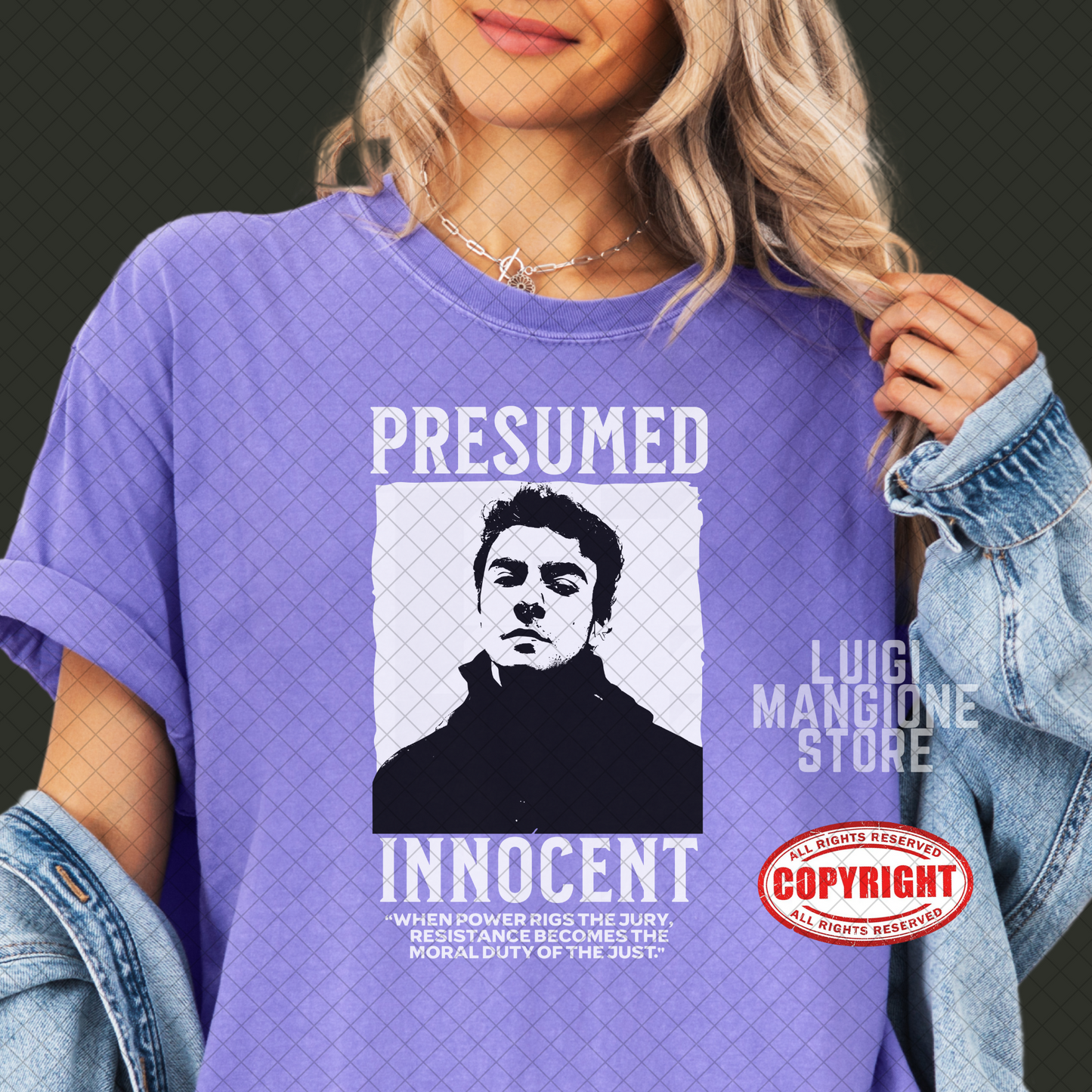 Luigi Mangione T-shirt - Premium Comfort Colors Unisex T-shirt