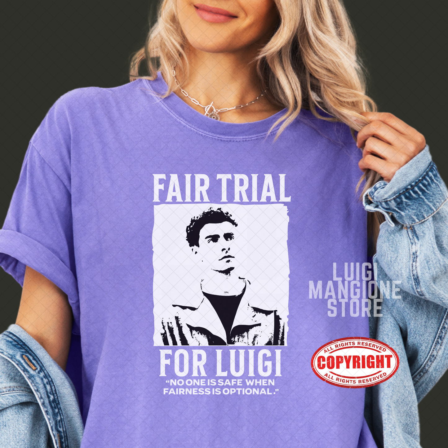 Luigi Mangione T-shirt - Premium Comfort Colors Unisex T-shirt