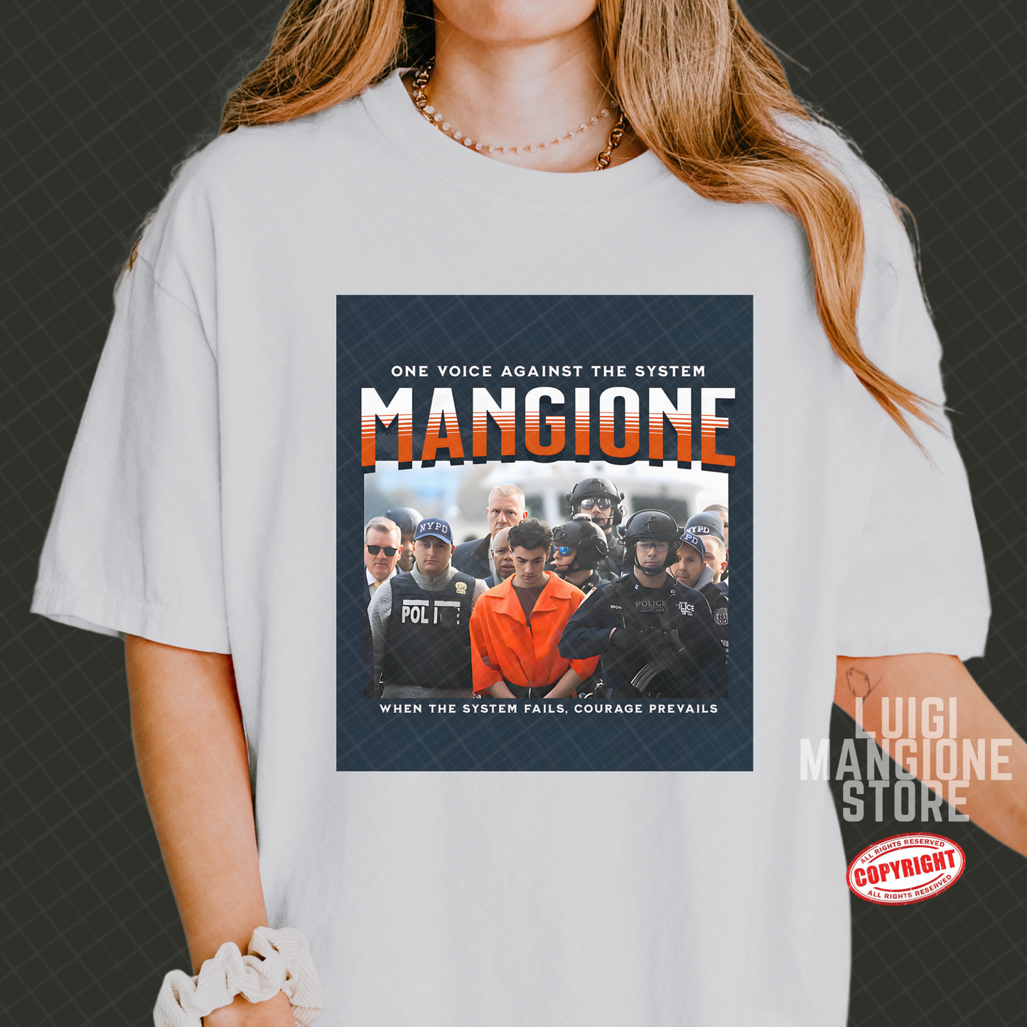 Luigi Mangione T-shirt - Premium Comfort Colors Unisex T-shirt