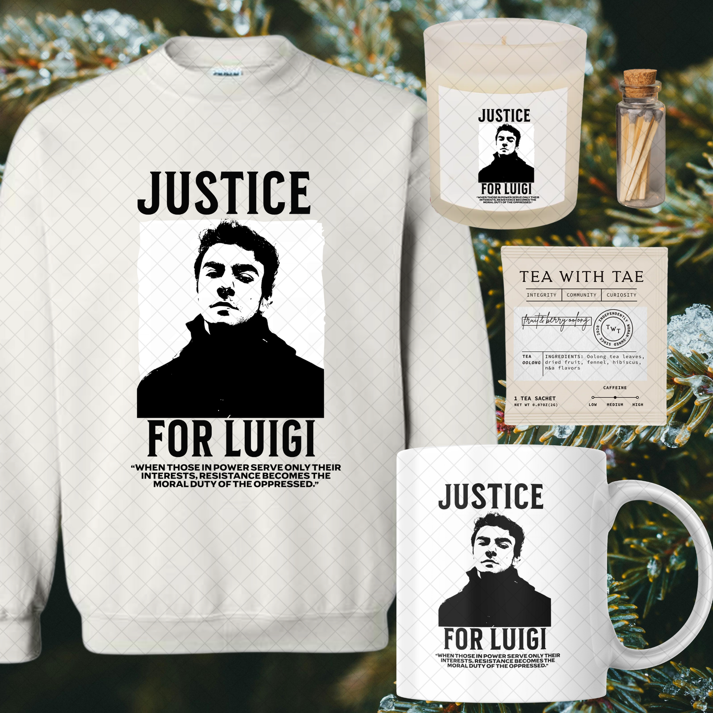 Vela Luigi Mangione - Vela perfumada de soja y coco