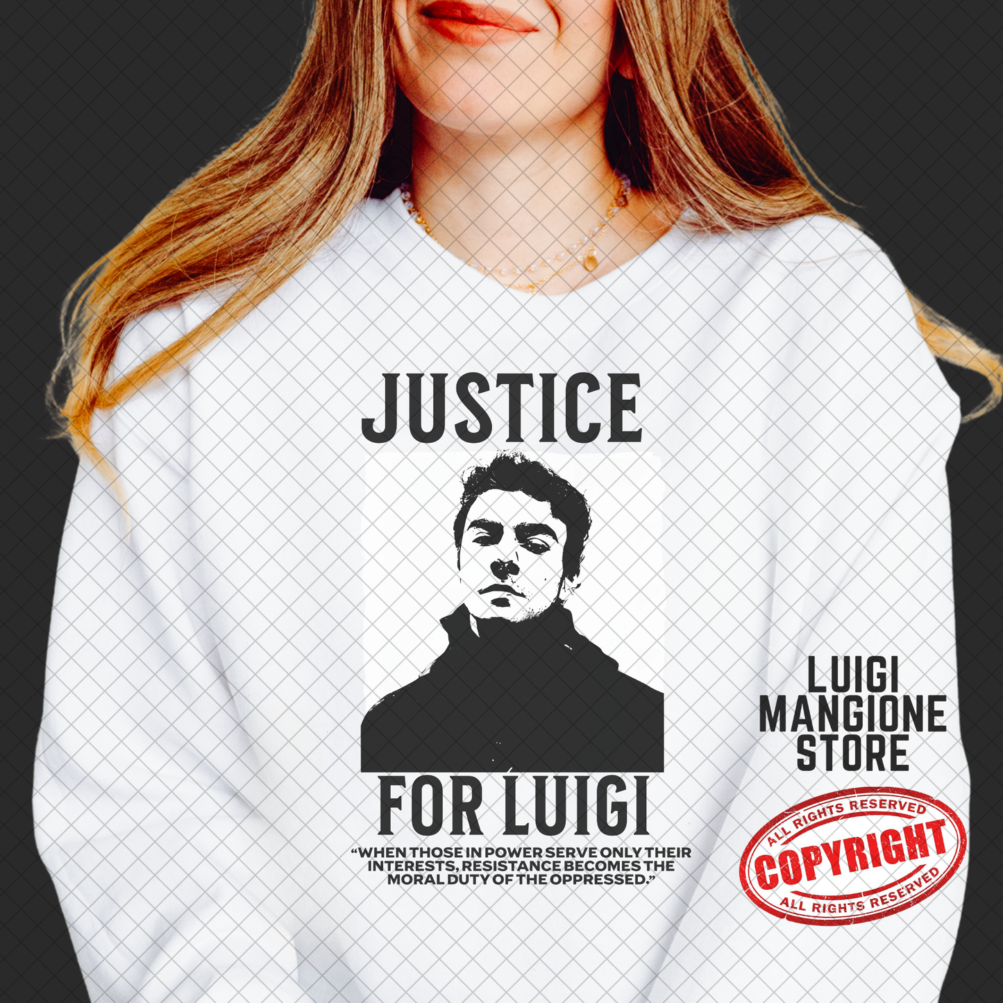 Luigi Mangione Sweatshirt - Gildan Sweatshirt